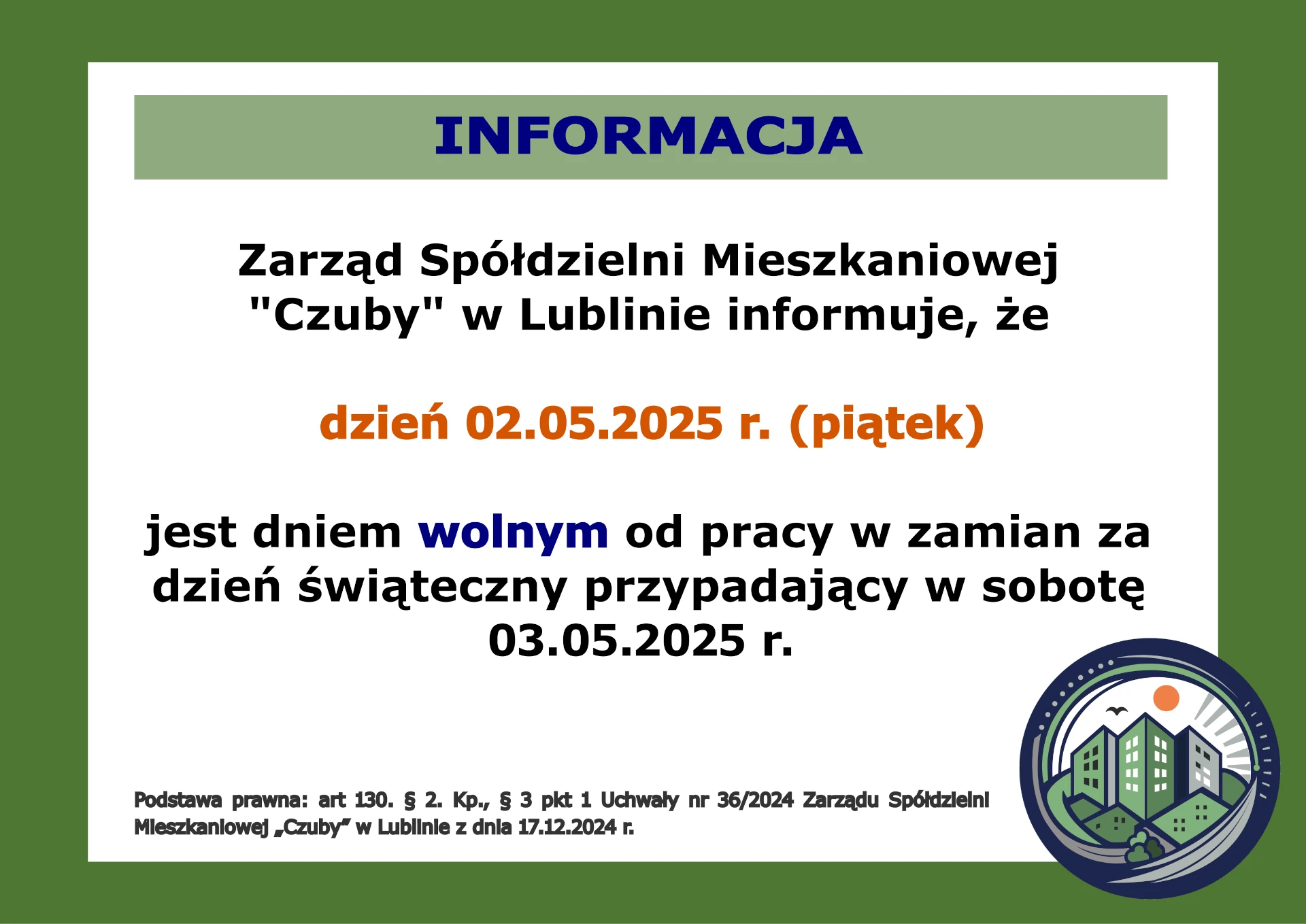 Baner Informacja